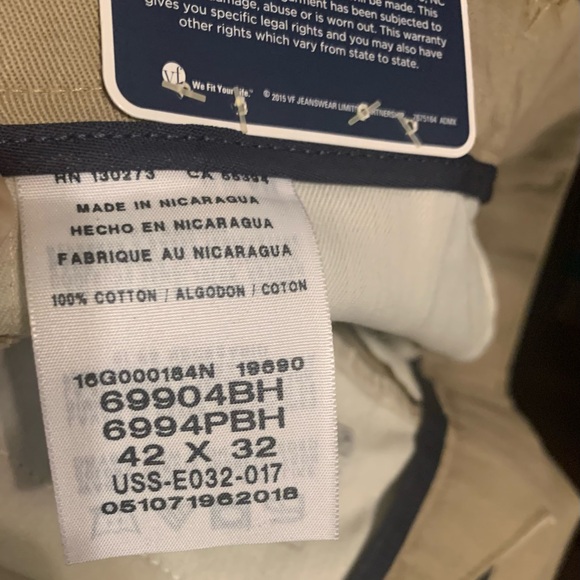 Wrangler Men's Khaki Chinos - Picture 5 of 5